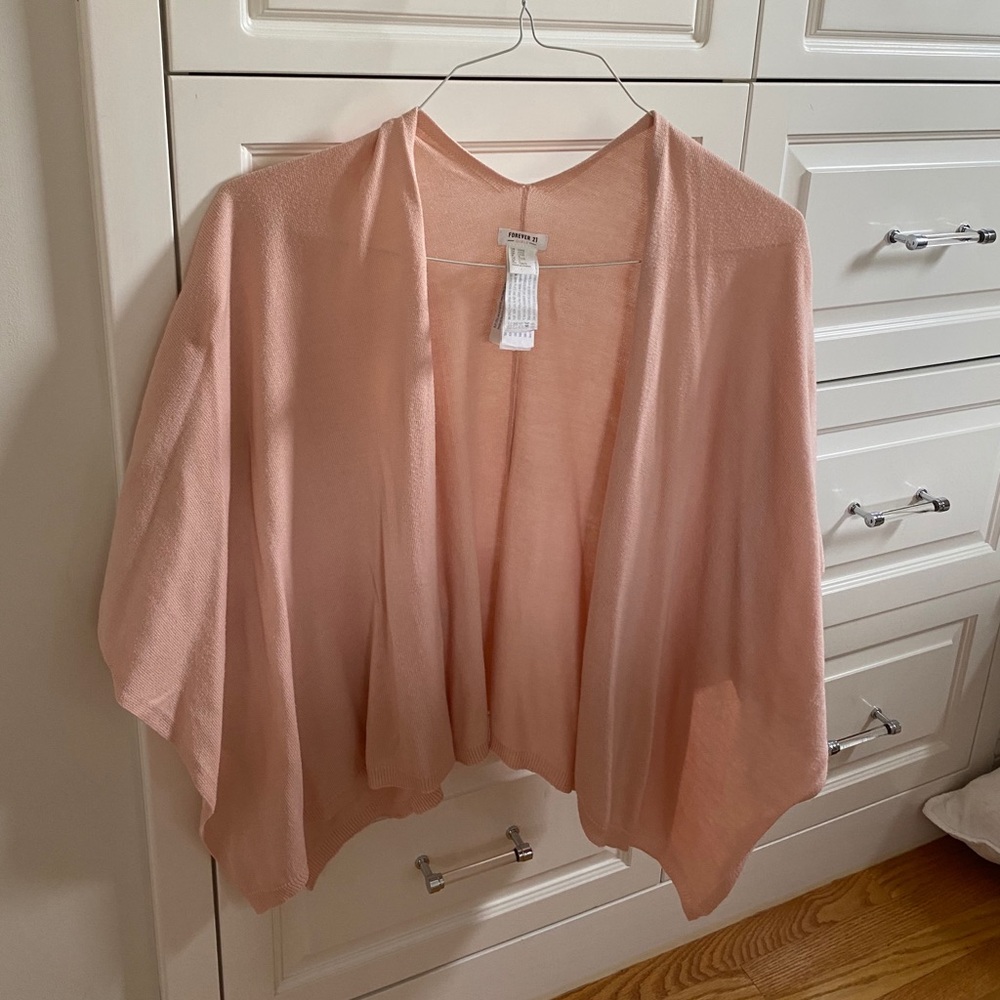 WOMEN’S Forever 21 Short Sleeve Shawl/Cardigan
